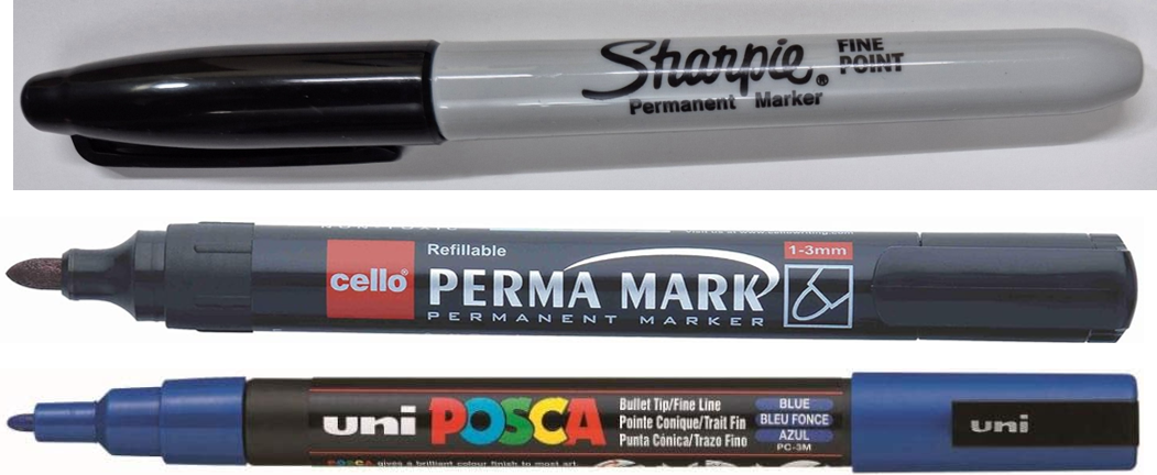Image showing assorted permanent marker pens.