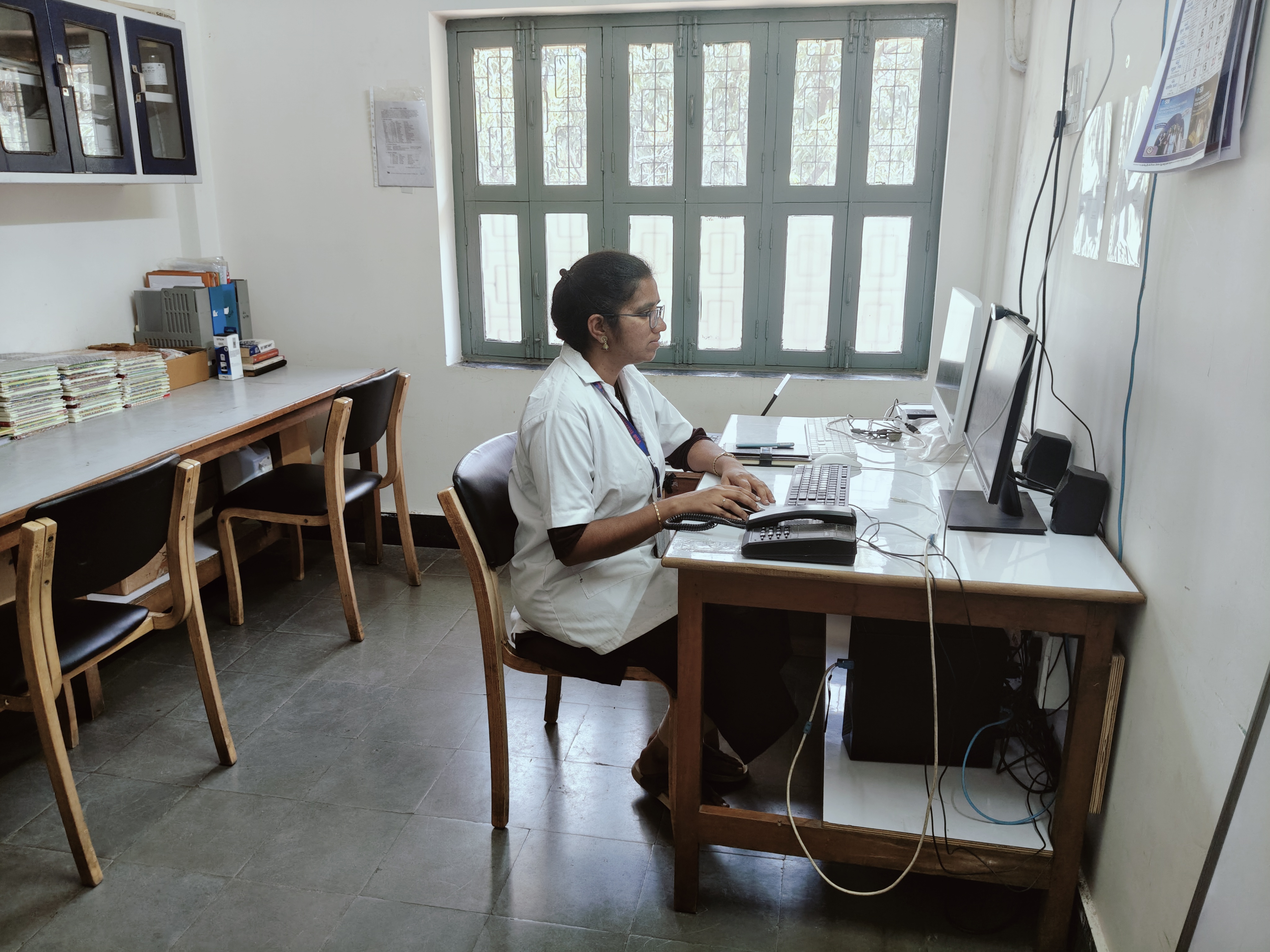 Photo of biolab office