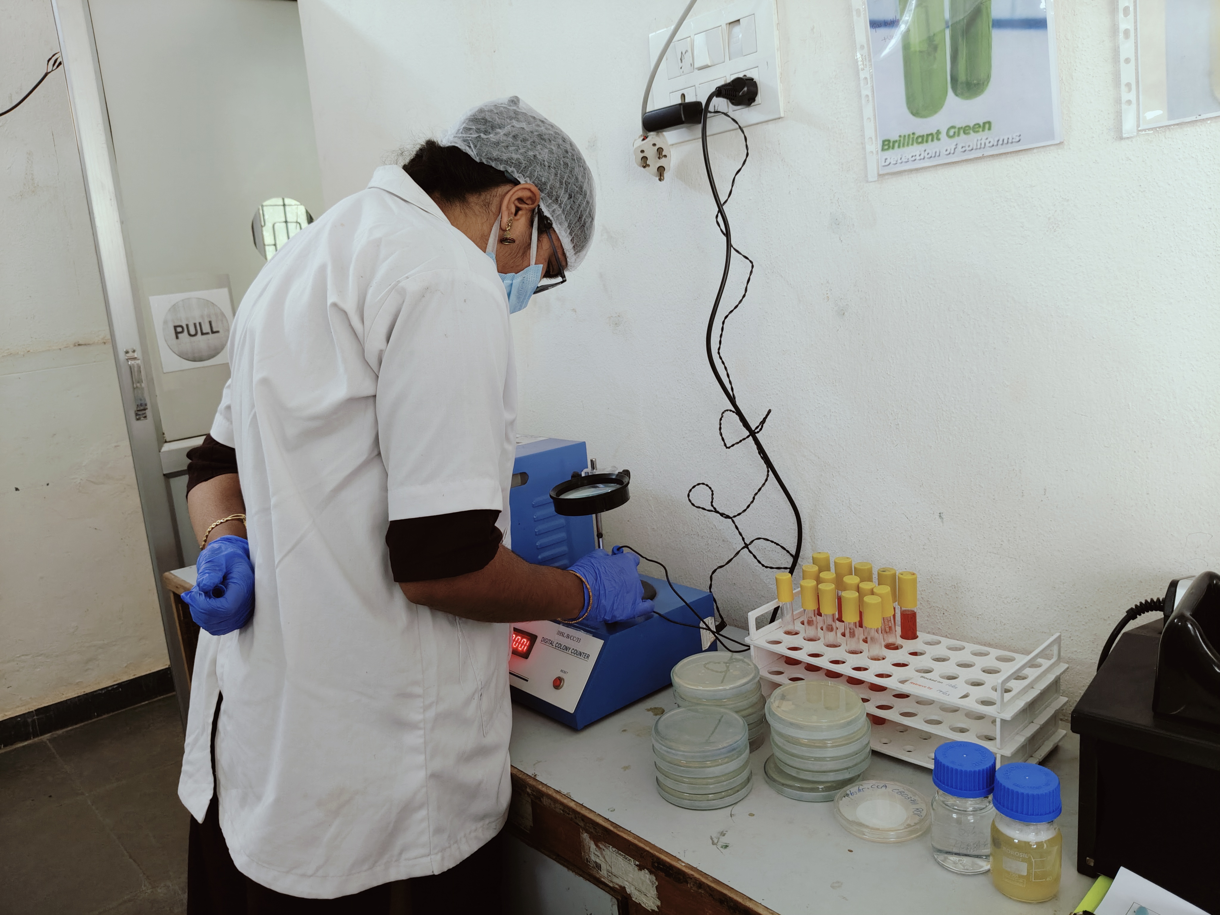 Photo showing another view of observation in progress