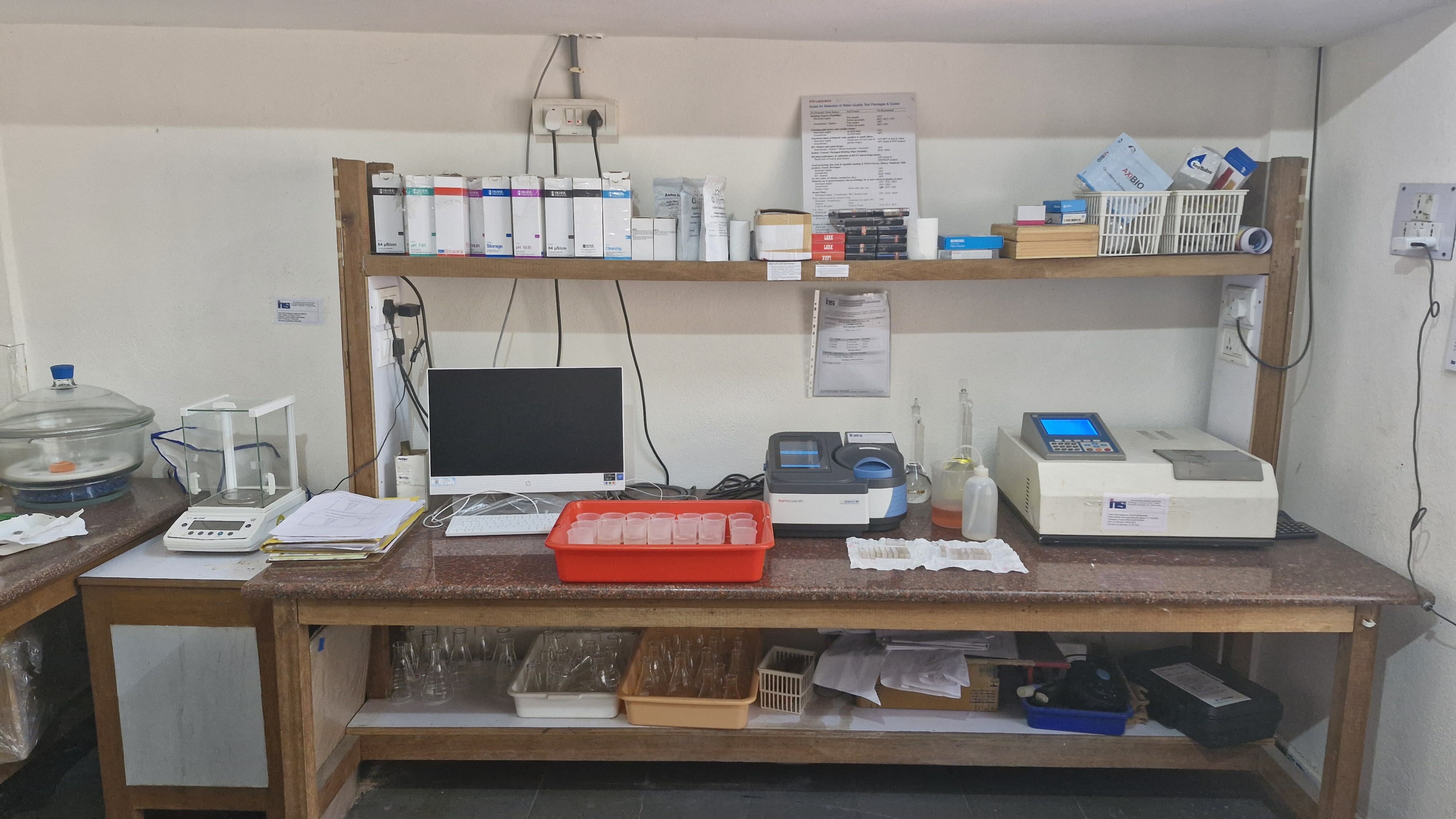 A veiw of Spectrophotometry Station