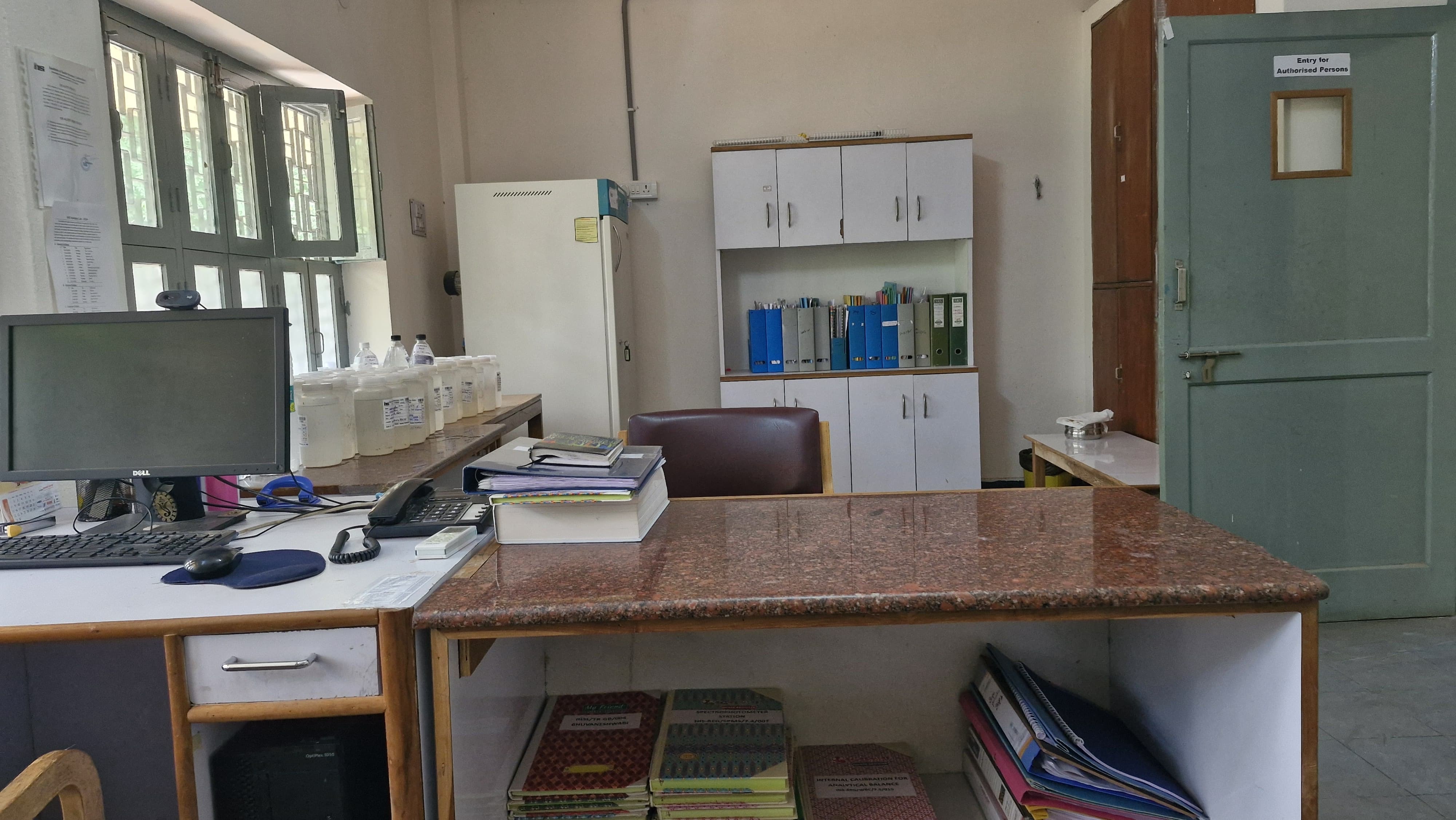 Sample Registration and Reporting Area